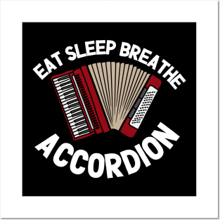 East Sleep Breathe Accordion Posters and Art